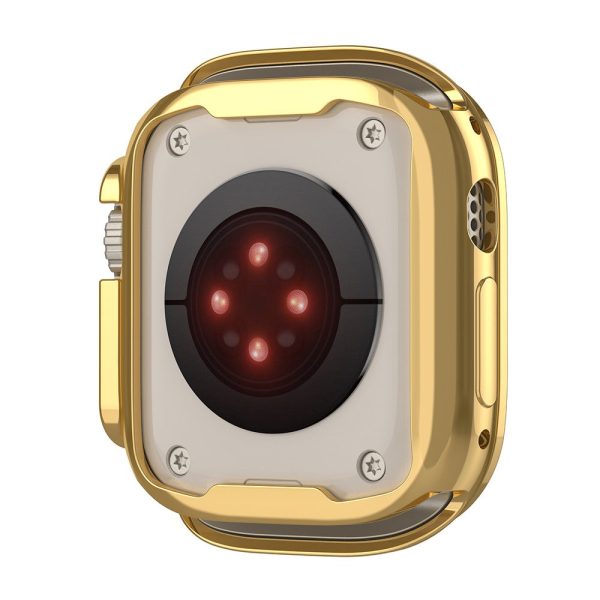 Apple Watch Ultra   Ultra 2 49mm Electroplating Flexible Watch Case Hollow Anti-Drop Frame - Gold Hot on Sale