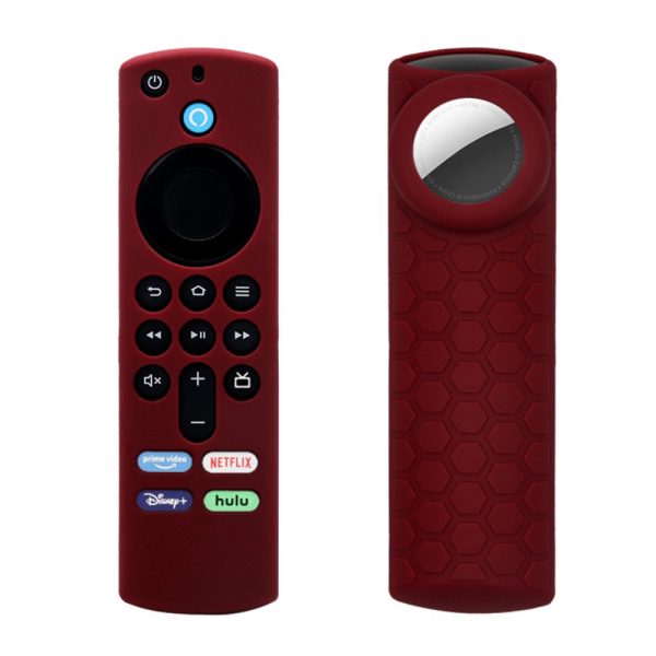 2-in-1 Amazon Fire TV Stick 4K (3rd)   AirTag silicone cover - Red on Sale