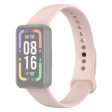 Xiaomi Redmi Smart Band Pro solid color silicone watch strap - Pink Hot on Sale