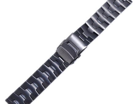 22mm Universal titanium steel watch strap - Grey Hot on Sale