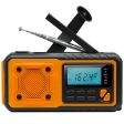 Outdoor Solar Power Hand Crank AM FM Radio Flashlight 4000mAh Power Bank Online Hot Sale