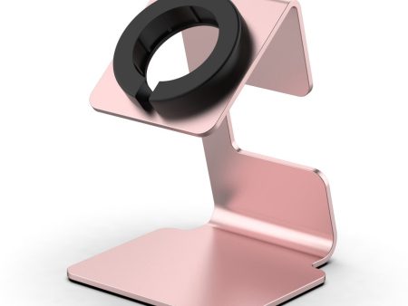 Metal charger stand for Samsung Galaxy Watch 5   5 Pro watch - Rose Pink Fashion