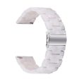 22mm resin style watch strap for Fossil watch - Pearl White Sale