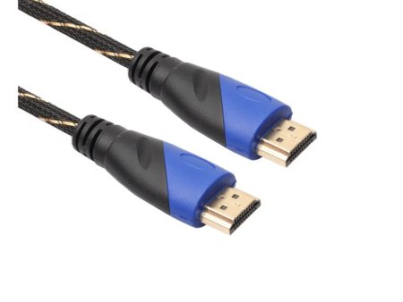 Universal 1.8M Mesh Layer woven pattern HDMI cable V1.4 AV HD 3D For Cheap