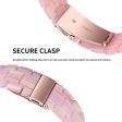 22mm resin style watch strap for Fossil watch - Silk Pink Fashion