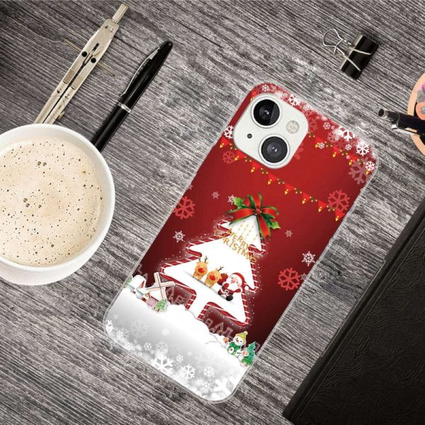 Christmas iPhone 14 case - Christmas Tree and Snowflakes Discount