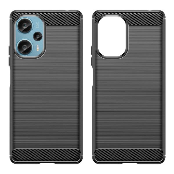 Carbon Flex case - Xiaomi Poco F5   Redmi Note 12 Turbo - Black Discount