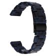 22mm resin style watch strap for Fossil watch - Dark Blue Supply