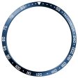 Type E for Samsung Galaxy Watch7 40mm Bezel Ring Metal Bezel Styling Dial Circle - Blue   White Characters Online Sale