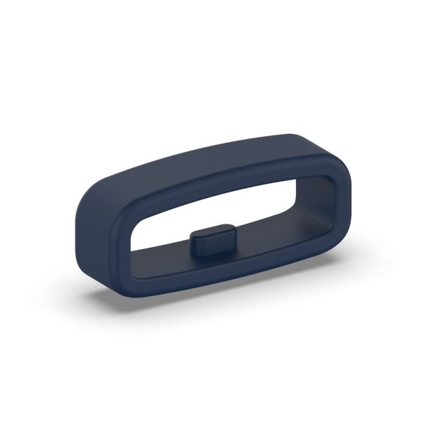 22mm Universal silicone strap loop - Navy Blue For Cheap