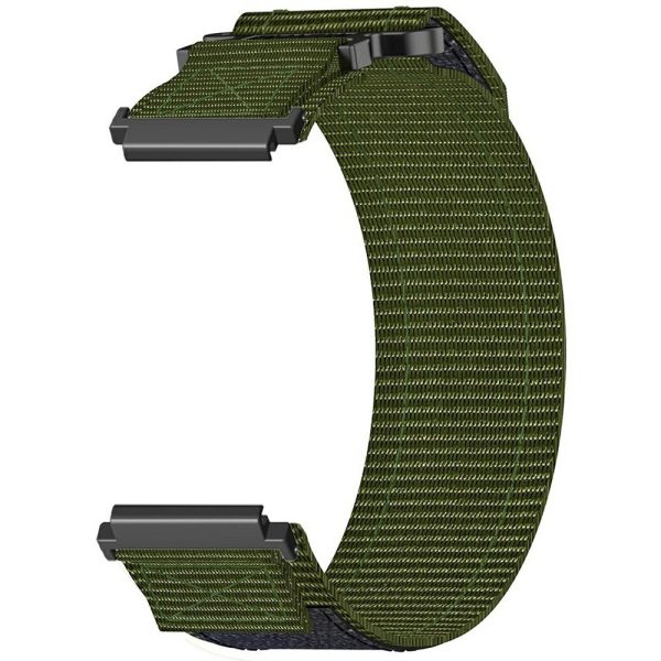 20mm Nylon Watch Band for Samsung Galaxy Watch FE 40mm   Watch7 44mm   40mm Loop Fastener Strap - Army Green For Cheap