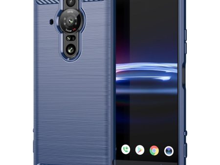 Carbon Flex case - Sony Xperia Pro-I - Blue For Cheap