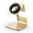 Metal charger stand for Samsung Galaxy Watch 4 watch - Gold Supply