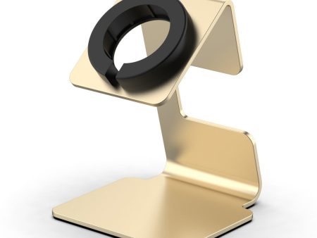 Metal charger stand for Samsung Galaxy Watch 4 watch - Gold Supply