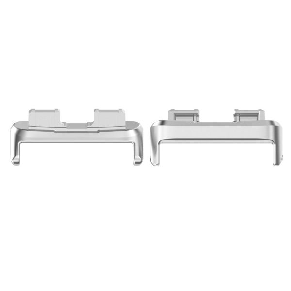 1 Pair Huawei Band 8 stainless steel connector - Silver Hot on Sale