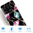 Marble OnePlus 10 Pro case - Tile of Black   Cyan   Rose For Discount