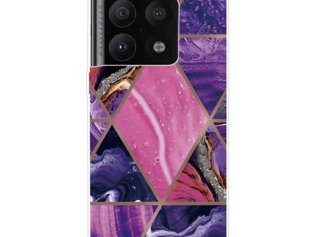 Marble OnePlus 10 Pro case - Purple and Rose Marble For Sale