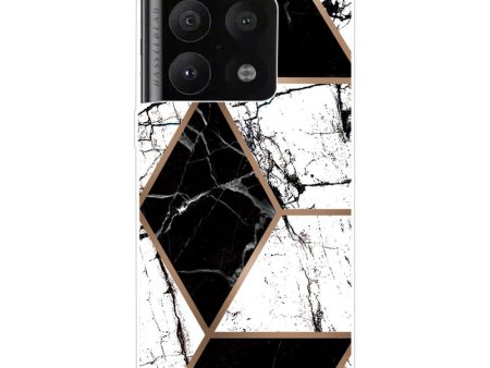 Marble OnePlus 10 Pro case - Black and White Marble Shape Online Sale