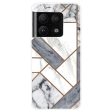 Marble OnePlus 10 Pro case - Grey   White Marble Tile For Discount