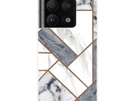 Marble OnePlus 10 Pro case - Grey   White Marble Tile For Discount