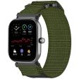 20mm Nylon Watch Band for Samsung Galaxy Watch FE 40mm   Watch7 44mm   40mm Loop Fastener Strap - Army Green For Cheap