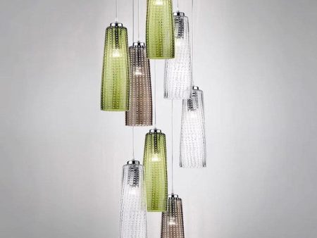 Perle Pendant Light Small in Apple Green, Blue, Clear, Grey, orange or Red Discount