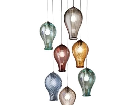 Balloon Balloton Sommerso Pendant Light Clear, Amber, Amethyst Supply