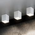 Sole LED Ceiling Light Square in Dark Grey or White Online now