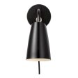 Sway Indoor Wall Light in Black Hot on Sale