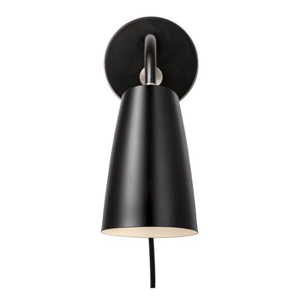 Sway Indoor Wall Light in Black Hot on Sale