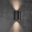 Canto Maxi 2 Outdoor Up Down Wall Light in White, Black, Grey, Galvanized Steel, Stainless Steel or Brass Online now