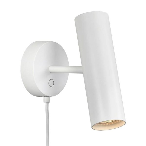 Mib 6 Indoor Wall Light in White, Black or Grey Discount