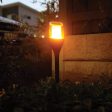 4 Pack of Dancing Flame Solar LED Spike Light Cheap