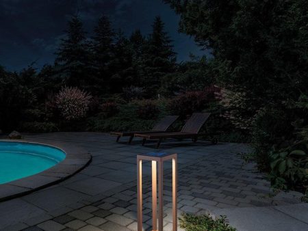 Home Solar LED Bollard Light 2.2w Dark Grey, Corten on Sale