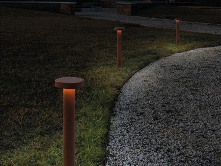 Ciottolo LED Bollard Light Large 7w Dark Grey, Corten For Discount