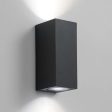 Sole Outdoor Up Down Wall Light 2Lt in Corten, Dark Grey or White Discount