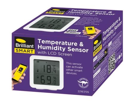 Smart Temperature and Humidity Sensor Brilliant Lighting - 22167 05 For Sale