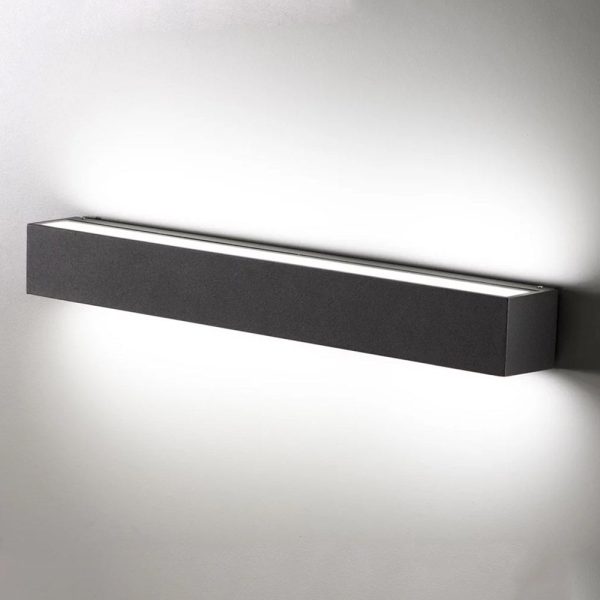 Slat Outdoor Up Down LED Wall Light in Corten, Dark Grey or White on Sale