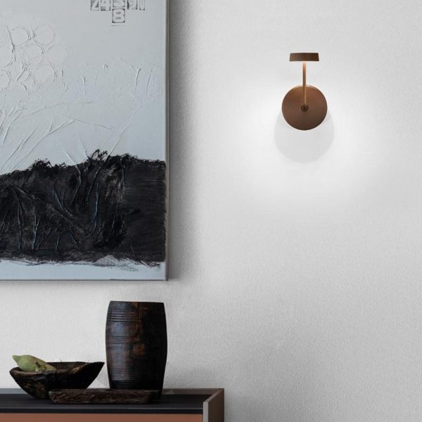 Swap Indoor LED Wall Light Small in Corten, Black or White Sale