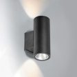 Harlow Outdoor Up Down LED Wall Light in Charcoal For Discount