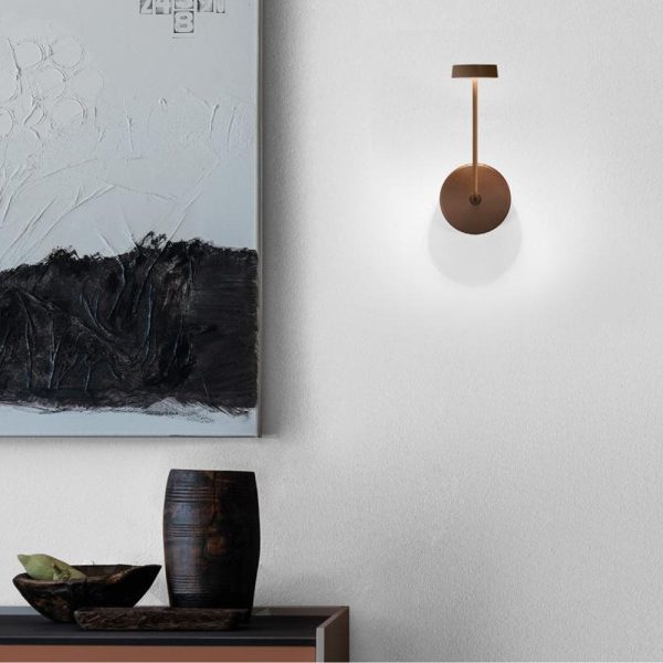 Swap Indoor LED Wall Light in Corten, Black or White Discount