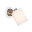 Malone Indoor Wall Light in Antique Gold, Black or Nickel Online