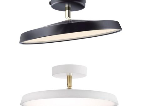 Kaito Pro 30 LED Ceiling Light ø300mm in White or Black Supply