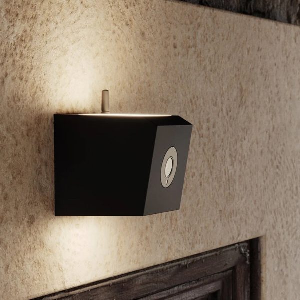 See You Wall Mounted Camera w  LED in Corten, Dark Grey or White For Sale