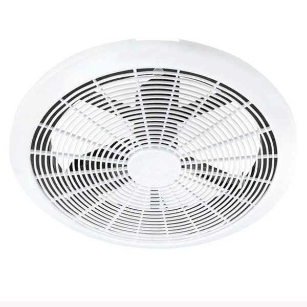 200m³ hr Eco Flow Energy Saving Exhaust Fan Large in White on Sale