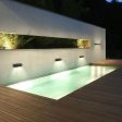 Slat Outdoor LED Wall Light in Corten, Dark Grey or White Online Sale