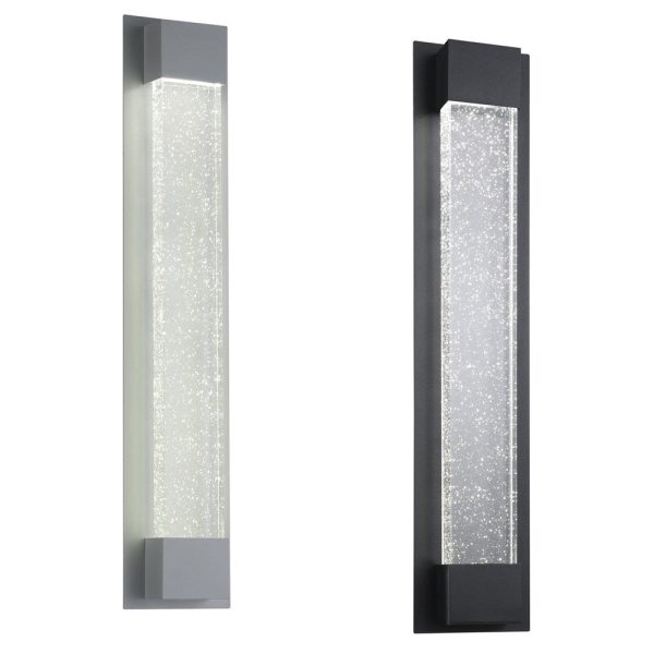 Villagrazia 2 Outdoor LED Wall Light 600mm CCT 14w White, Black Discount