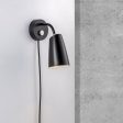 Sway Indoor Wall Light in Black Hot on Sale